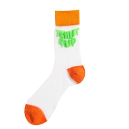 image-Glass Silk Crystal Socks Women Summer Thin Tube Socks