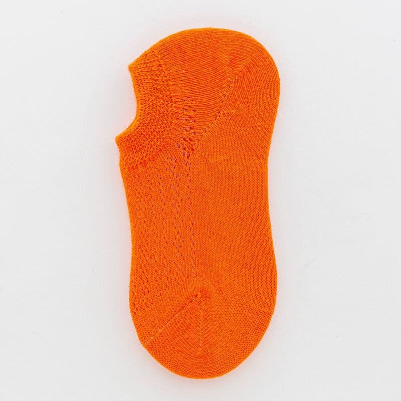 image-Summer Thin Mesh Tide Socks Candy Color Male And Female Baby Invisible Boat Socks Student Socks