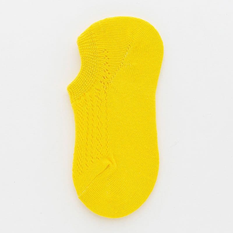 image-Summer Thin Mesh Tide Socks Candy Color Male And Female Baby Invisible Boat Socks Student Socks