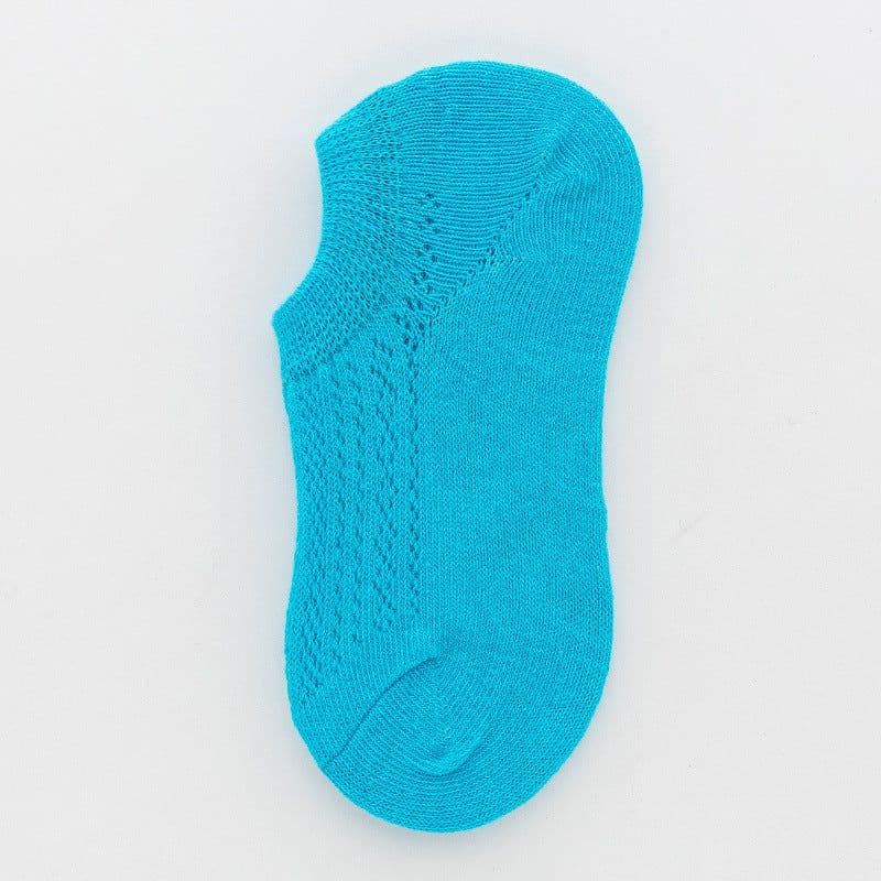 image-Summer Thin Mesh Tide Socks Candy Color Male And Female Baby Invisible Boat Socks Student Socks