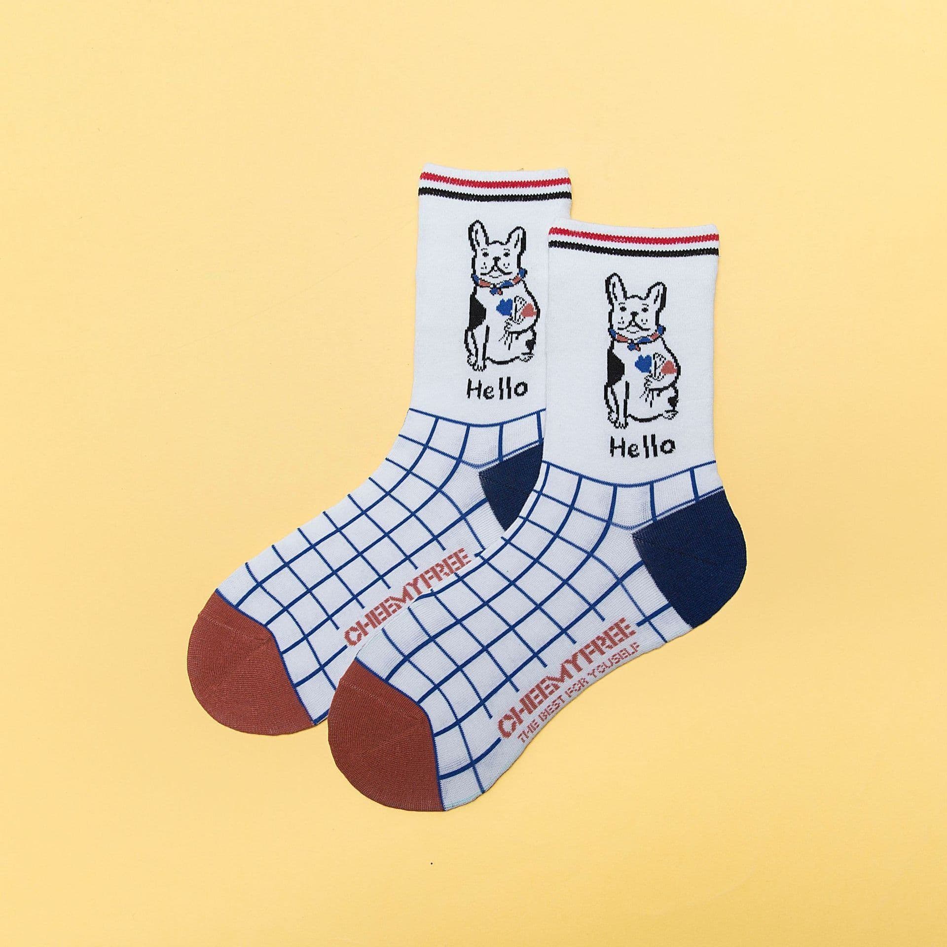 image-Socks Women's Trendy Cartoon Personality Creativity Funny Tube Socks Cute Spring Trendy Couple Socks