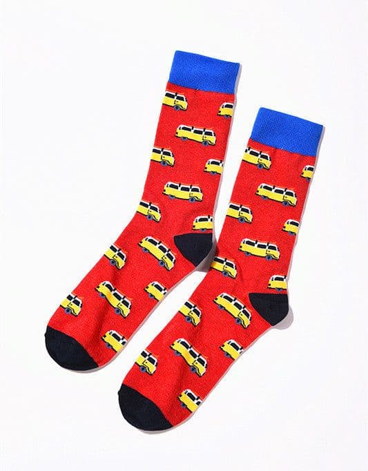 image-Personality Trend Cartoon Animal Men'S Tube Socks