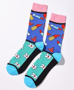image-Personality Trend Cartoon Animal Men'S Tube Socks