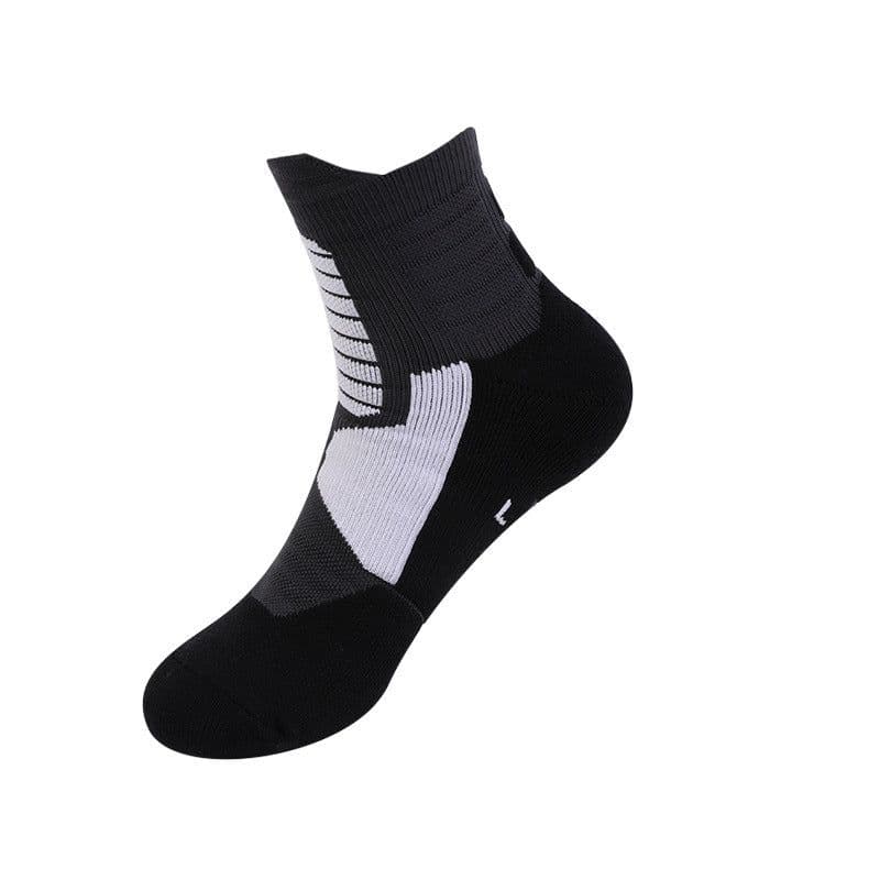 image-Fashion Simple Deodorant Mid-tube Sports Socks