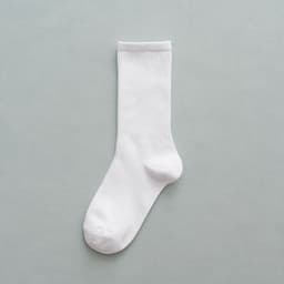 image-Black And White Solid Color Socks, Women's Tube Socks, Sports Cotton Socks Stockings
