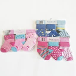 image-Newborn Baby Socks Reverse Mouth Autumn And Winter Baby Cotton Socks