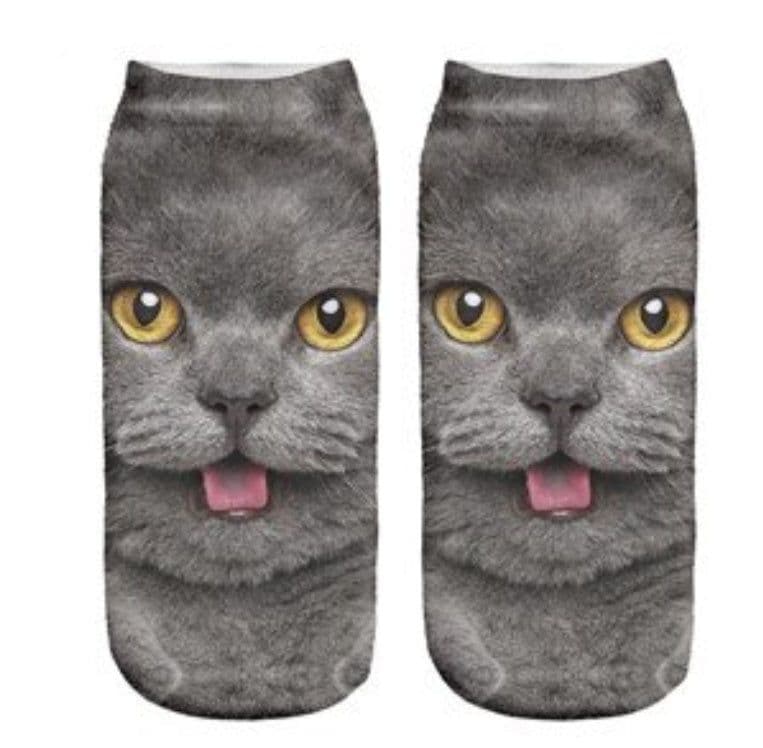 image-Cartoon Three-Dimensional Socks Animal Print Socks
