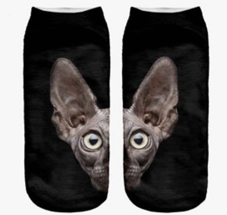 image-Cartoon Three-Dimensional Socks Animal Print Socks