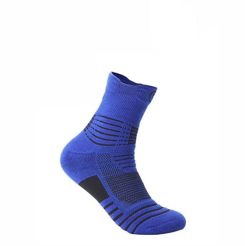 image-Elite Socks Men's Socks Sports Socks Low Cut Short Tube Basketball Socks Thick Towel Bottom Boat Socks Sweat-absorbent Running Tube