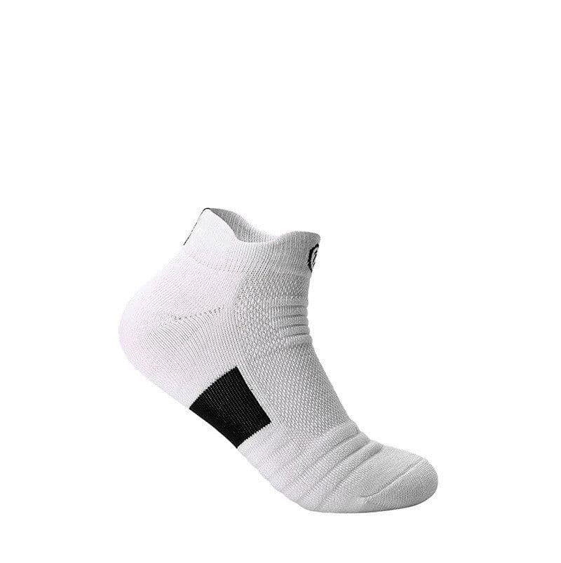 image-Elite Socks Men's Socks Sports Socks Low Cut Short Tube Basketball Socks Thick Towel Bottom Boat Socks Sweat-absorbent Running Tube