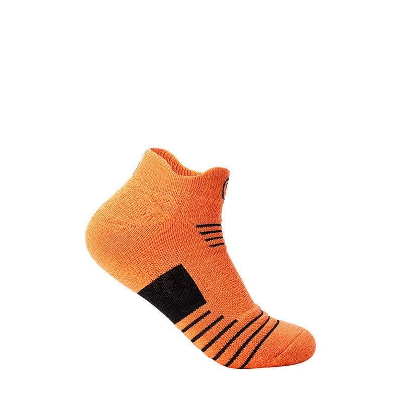 image-Elite Socks Men's Socks Sports Socks Low Cut Short Tube Basketball Socks Thick Towel Bottom Boat Socks Sweat-absorbent Running Tube