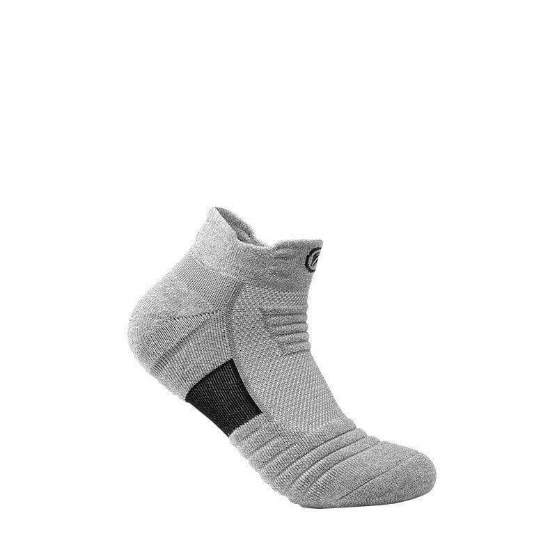 image-Elite Socks Men's Socks Sports Socks Low Cut Short Tube Basketball Socks Thick Towel Bottom Boat Socks Sweat-absorbent Running Tube