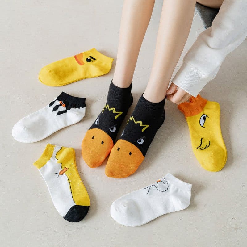 image-Socks Girls Cotton Boat Socks Shallow Mouth Spring Summer Autumn Boat Socks