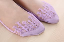 image-Invisible Breathable Lace Boat Socks Short Tube Ladies Socks