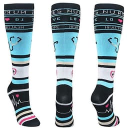 image-Compression Stockings Long Tube Sports Compression Stockings Elastic Stockings