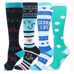 image-Compression Stockings Long Tube Sports Compression Stockings Elastic Stockings