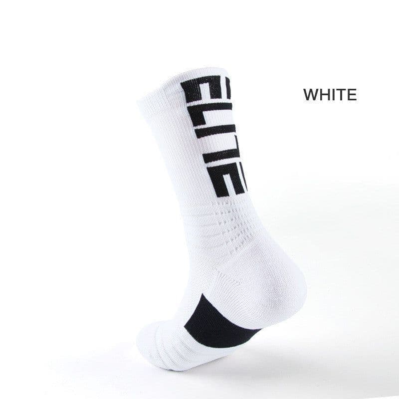 image-Men's Basketball Socks Letter High-top Thickening Moisture-absorbing Sports Tide Socks