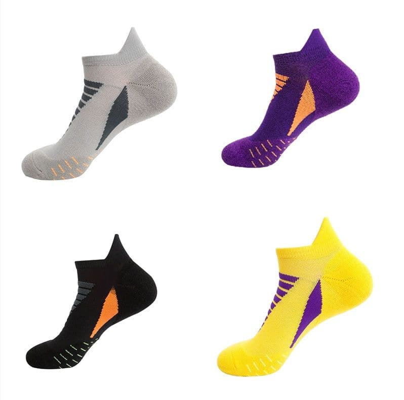 image-Professional Sports Socks Quick-drying Outdoor Basketball Socks Short Tube Shallow Mouth Fitness Boat Socks