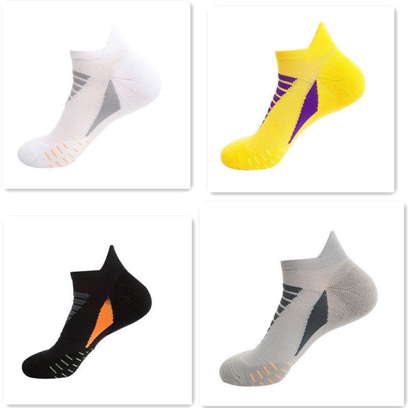 image-Professional Sports Socks Quick-drying Outdoor Basketball Socks Short Tube Shallow Mouth Fitness Boat Socks