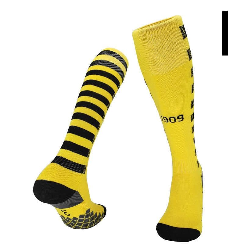 image-Club Football Socks Sweat-absorbent Training Game Socks Warm Towel Bottom Stockings
