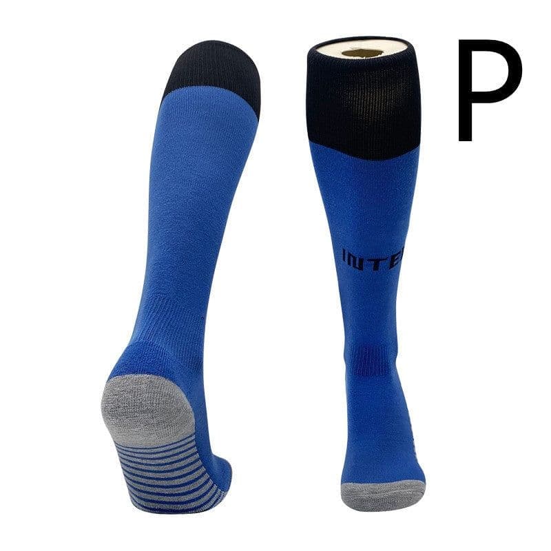 image-Club Football Socks Sweat-absorbent Training Game Socks Warm Towel Bottom Stockings
