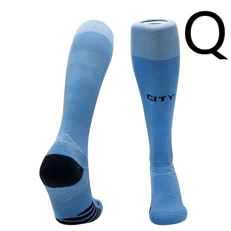 image-Club Football Socks Sweat-absorbent Training Game Socks Warm Towel Bottom Stockings
