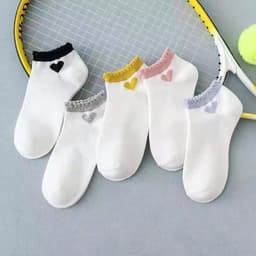 image-Summer Thin Shallow Mouth Boat Socks Ladies Cotton Socks