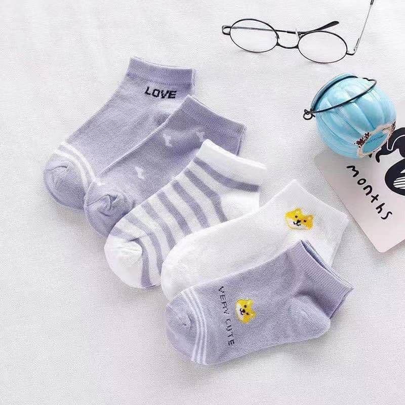 image-Summer Thin Shallow Mouth Boat Socks Ladies Cotton Socks