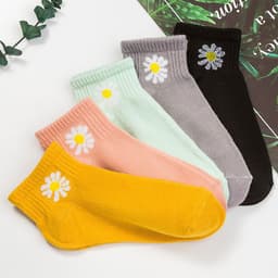 image-Summer Thin Shallow Mouth Boat Socks Ladies Cotton Socks
