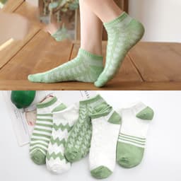 image-Summer Thin Shallow Mouth Boat Socks Ladies Cotton Socks