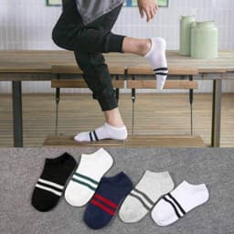 image-Summer Thin Shallow Mouth Boat Socks Ladies Cotton Socks