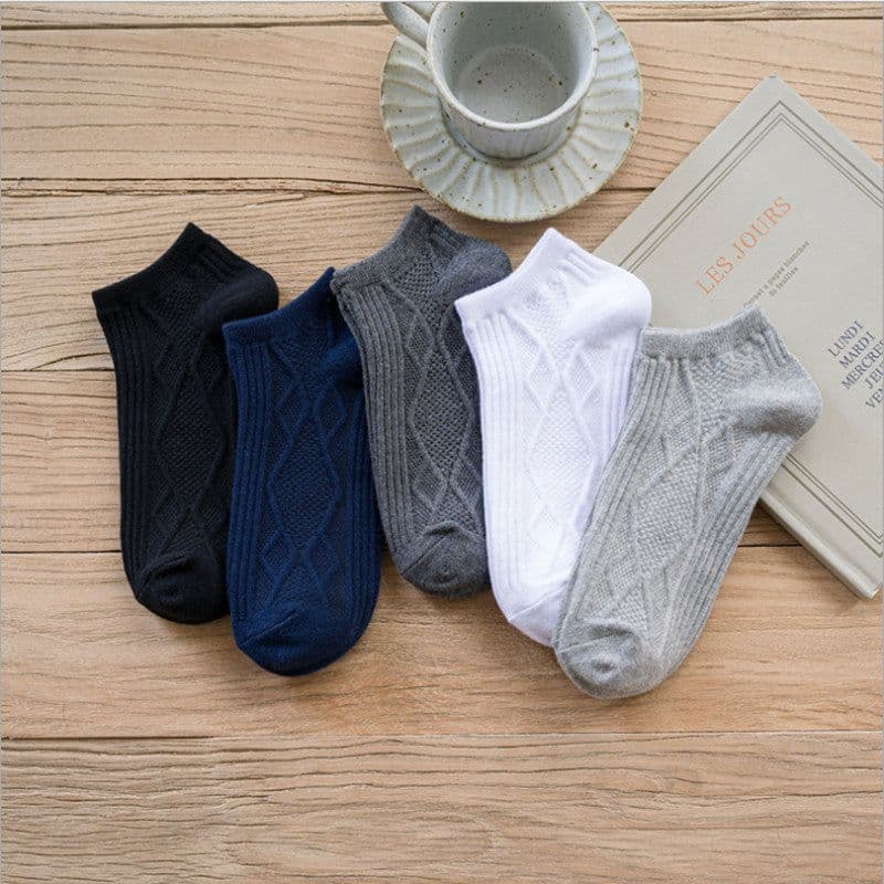 image-Summer Thin Shallow Mouth Boat Socks Ladies Cotton Socks