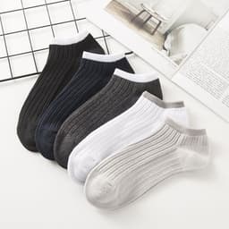 image-Summer Thin Shallow Mouth Boat Socks Ladies Cotton Socks