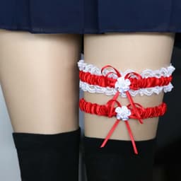 image-Seductive Lace Legs With Leg Loops