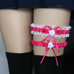 image-Seductive Lace Legs With Leg Loops