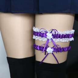 image-Seductive Lace Legs With Leg Loops