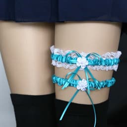 image-Seductive Lace Legs With Leg Loops