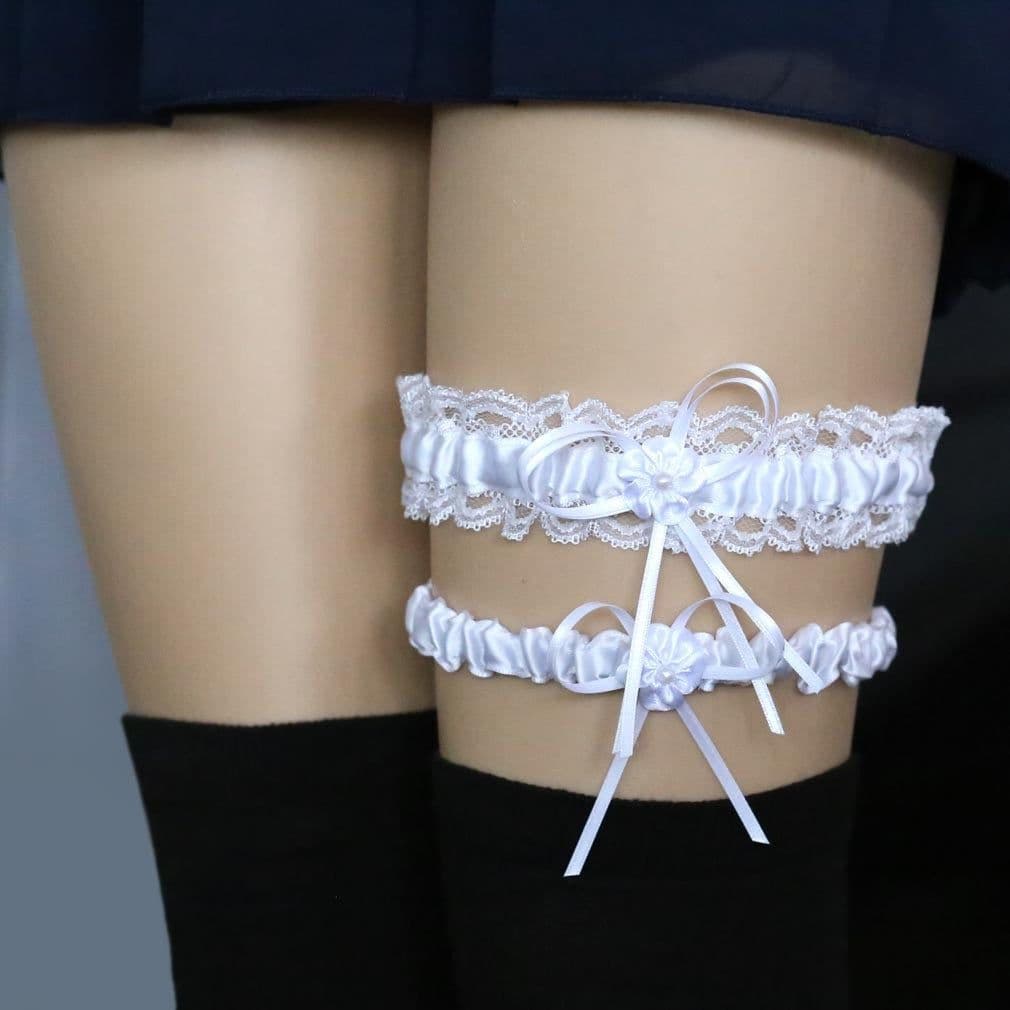 image-Seductive Lace Legs With Leg Loops