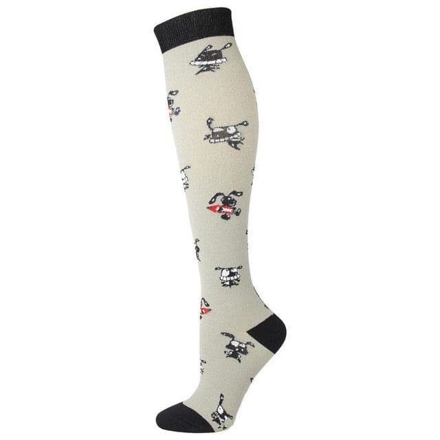 image-Outdoor Cycling Running Breathable Tube Socks Adult Sports Compression Socks