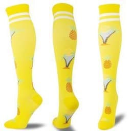 image-Outdoor Cycling Running Breathable Tube Socks Adult Sports Compression Socks