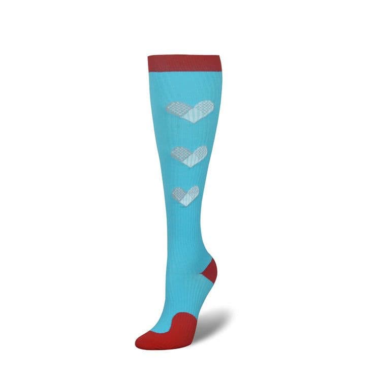 image-Outdoor Cycling Running Breathable Tube Socks Adult Sports Compression Socks