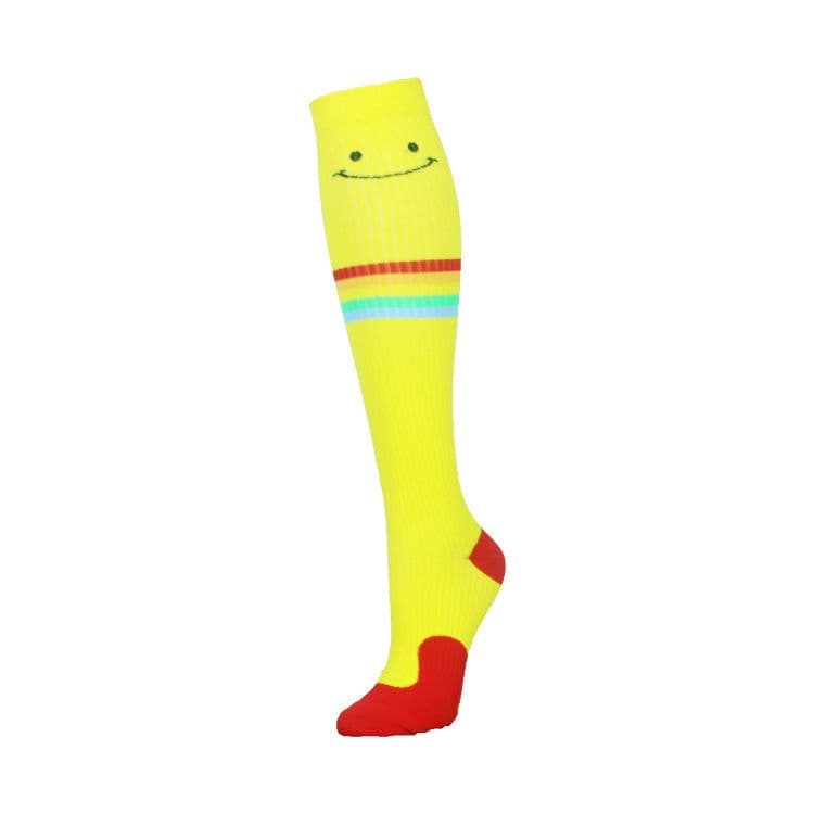 image-Outdoor Cycling Running Breathable Tube Socks Adult Sports Compression Socks