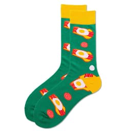 image-Beer Corn Men's Socks Watermelon Hot Dog Sushi Tide Socks Hot Dog Tube Socks