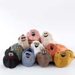image-Socks Women's Socks Shallow Mouth Cotton Boat Socks Couples Mid-tube Low