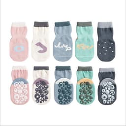 image-Floor Socks, Glue, Non-slip, Toddler Socks, Combed Cotton, Baby Socks