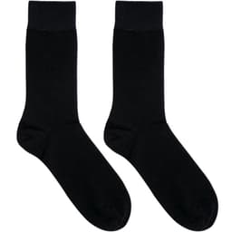image-Cotton Business Socks Dress Socks With Leather Shoes