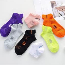 image-Men's And Women's Striped Breathable Thin Socks