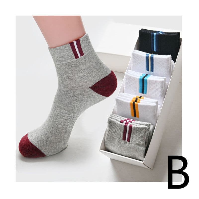 image-Men's In-tube Socks Trendy In-tube Socks Fashion Polyester Socks
