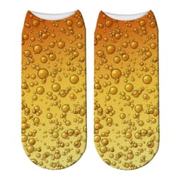 image-Beer Beer Print Socks, Women's Boat Socks, Adult Socks