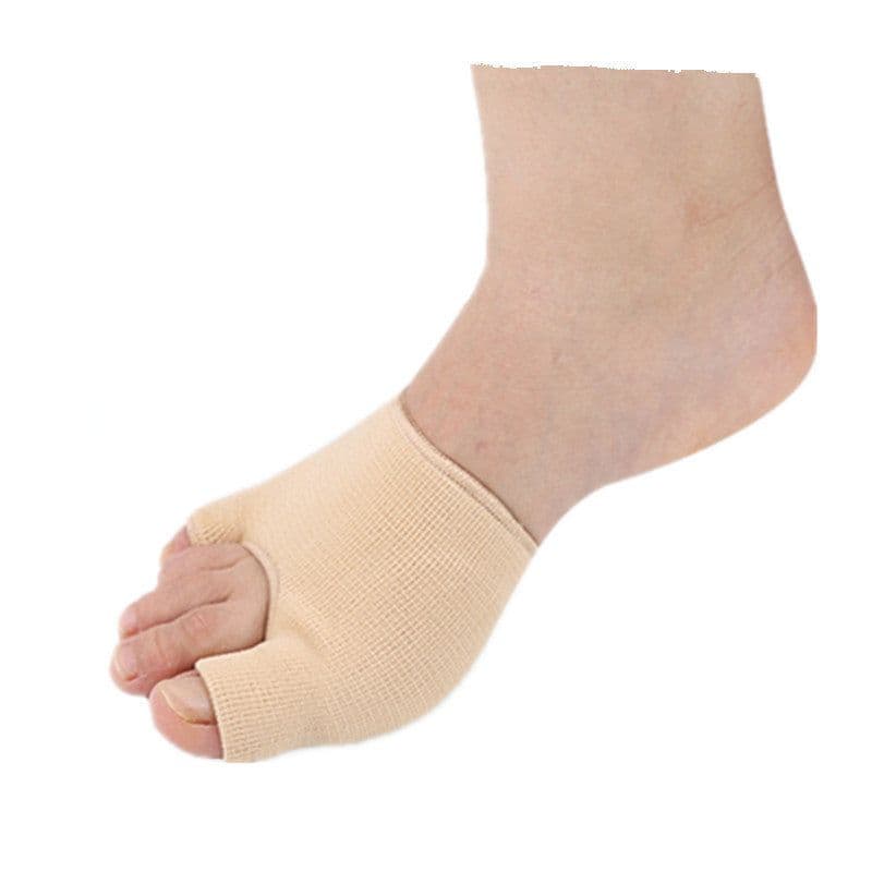 image-Forefoot Pad Silicone Belt Cloth U-shaped Pain Relief Three-hole Hallux Valgus Correction Big Toe Care Set